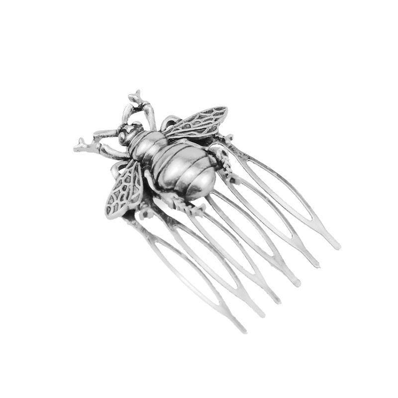 Wholesale vintage diamond hu'die hair comb pearl hairpin